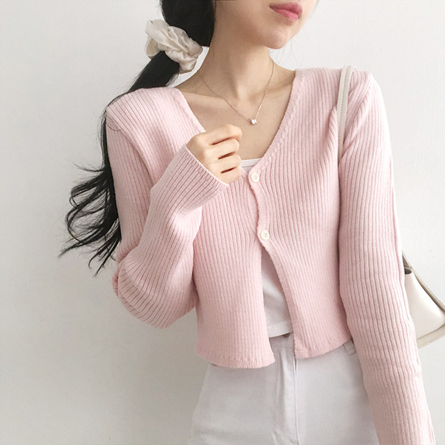 6color]パステルボタンカーディガン | ファッション通販サイト NUGU