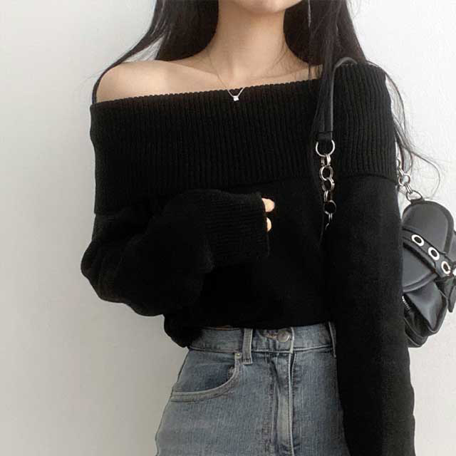 可愛いオフショルニット | ファッション通販サイト NUGU