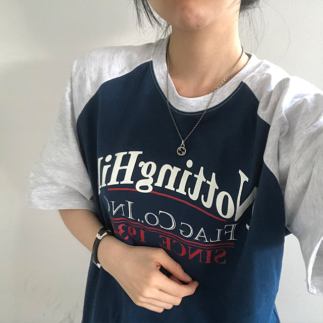 Tシャツ(半袖/袖なし) Verybrain - French puff sleeve tee ワイドリブ】半袖クルーネックシームレスTシャツ[品番