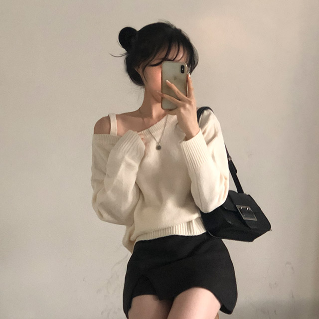 ワンショルダーニット | ファッション通販サイト NUGU