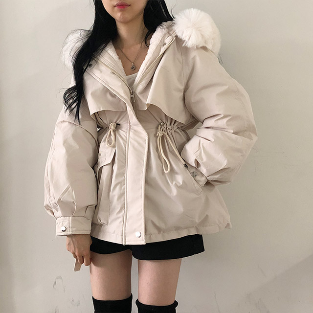 ファーダウンジャケット ファーダウンジャケット オーバーサイズ | 古着屋 PINK