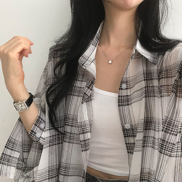 yonfa ヨンファ　 シースルーシャツチュニック　2021ss yonfa ヨンファ シースルーシャツチュニック 2021ss - メルカリ