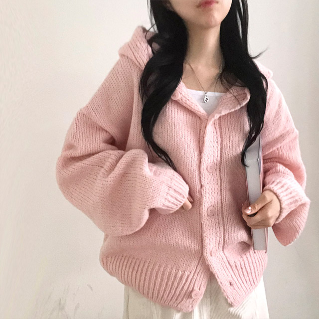 アクリス　 フード付きカーディガン アクリス フード付きカーディガン アクリス フード付きカーディガン