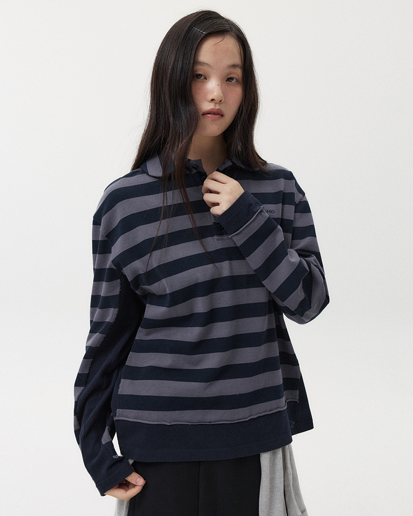 STITCH DOT HOODED ZIP-UP, BLACK | ファッション通販サイト NUGU