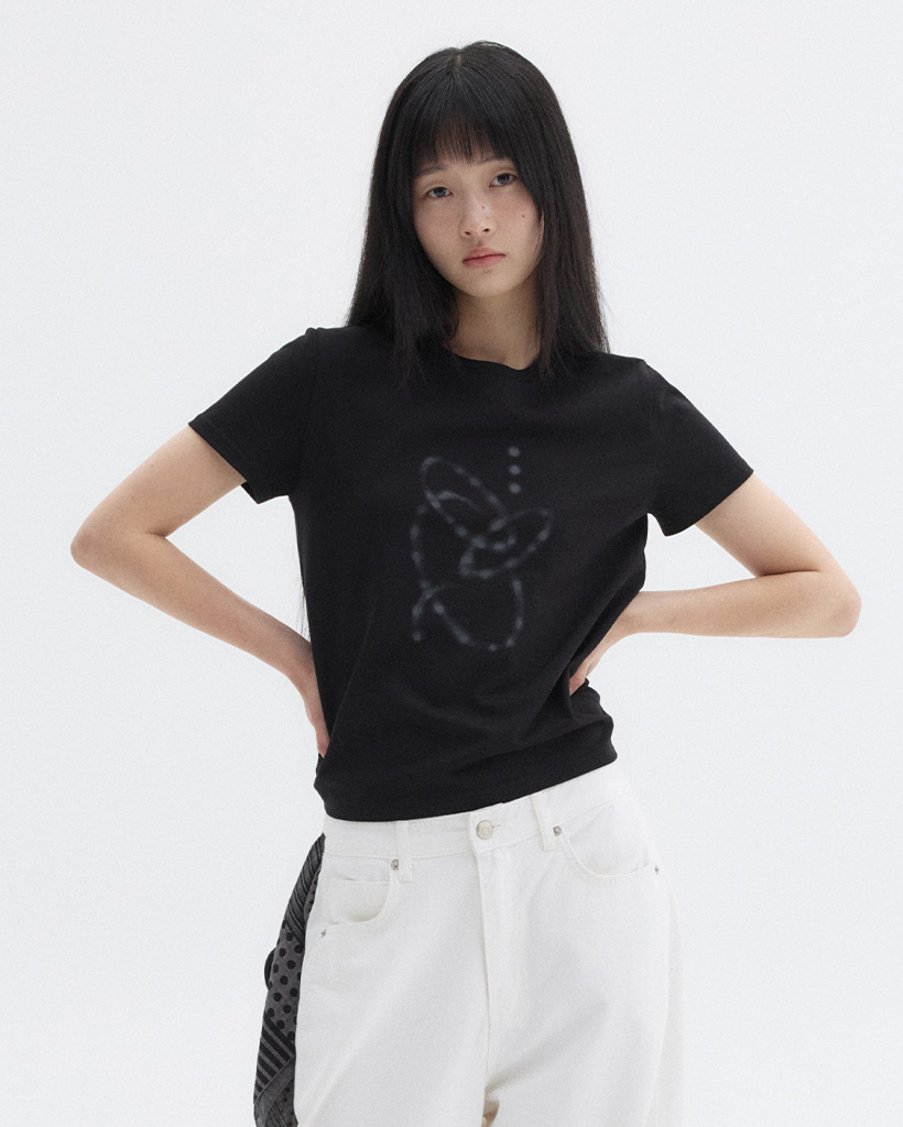 Tシャツ・カットソー OHESHIO WATER DROP T-SHIRT 5BJH1394 WATER DROP T-SHIRT, BLACK | ファッション通販サイト NUGU
