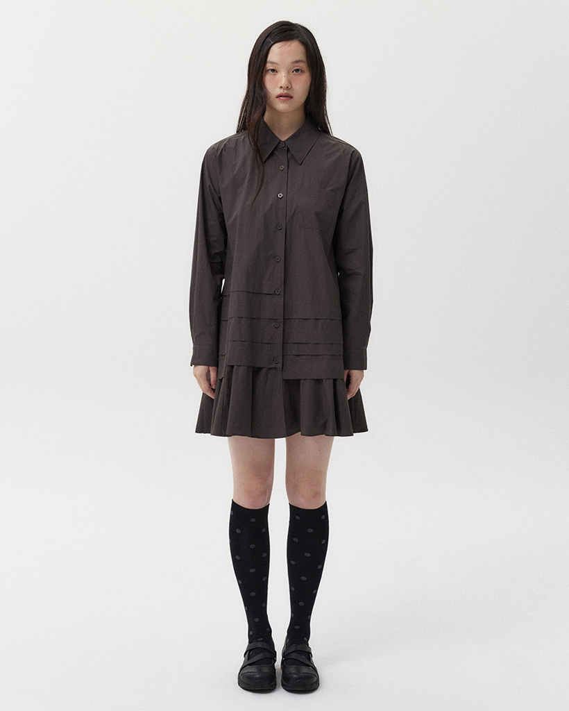 ジャケット・アウター rinmuguet frill ribbon down jacket ジャケット・アウター rinmuguet frill ribbon down jacket