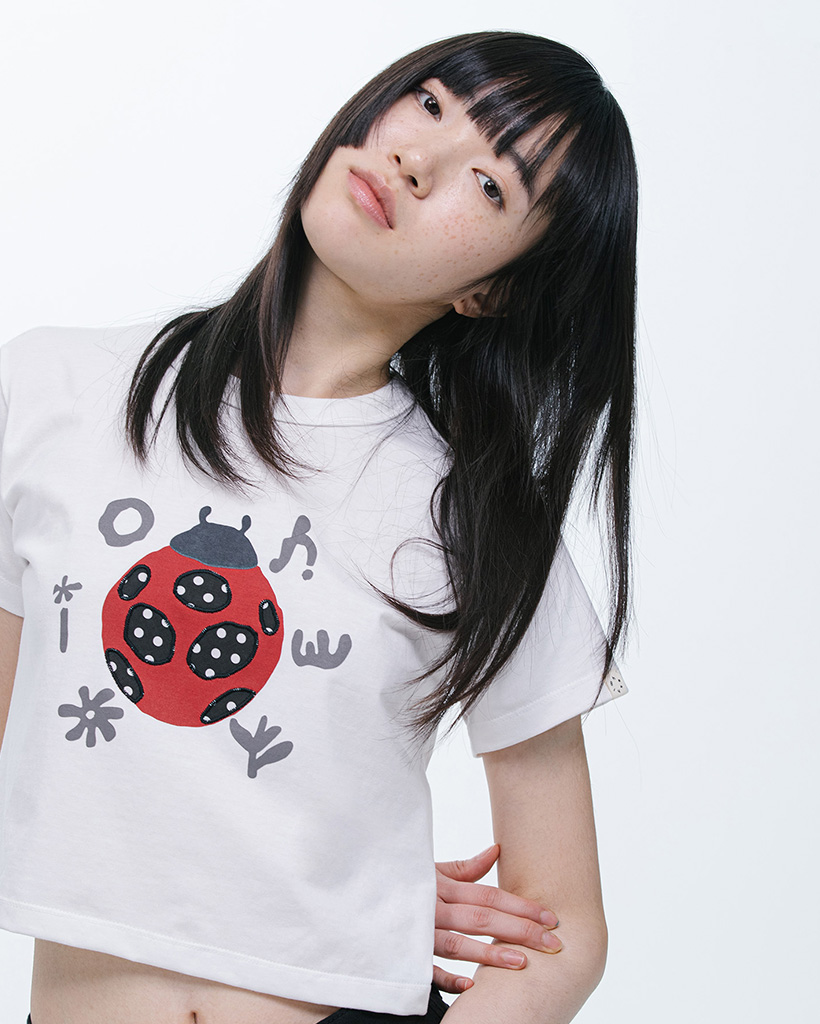 [Influencer pick] DOT BUG PATCHY T-SHIRT, IVORY