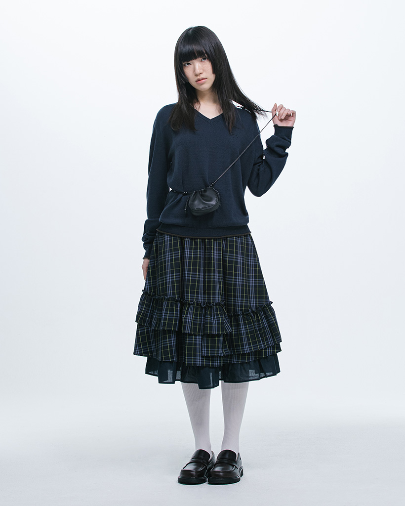 Smyeon ミディボックスプリーツスカート　タグ付き Smyeon ミディボックスプリーツスカート タグ付き