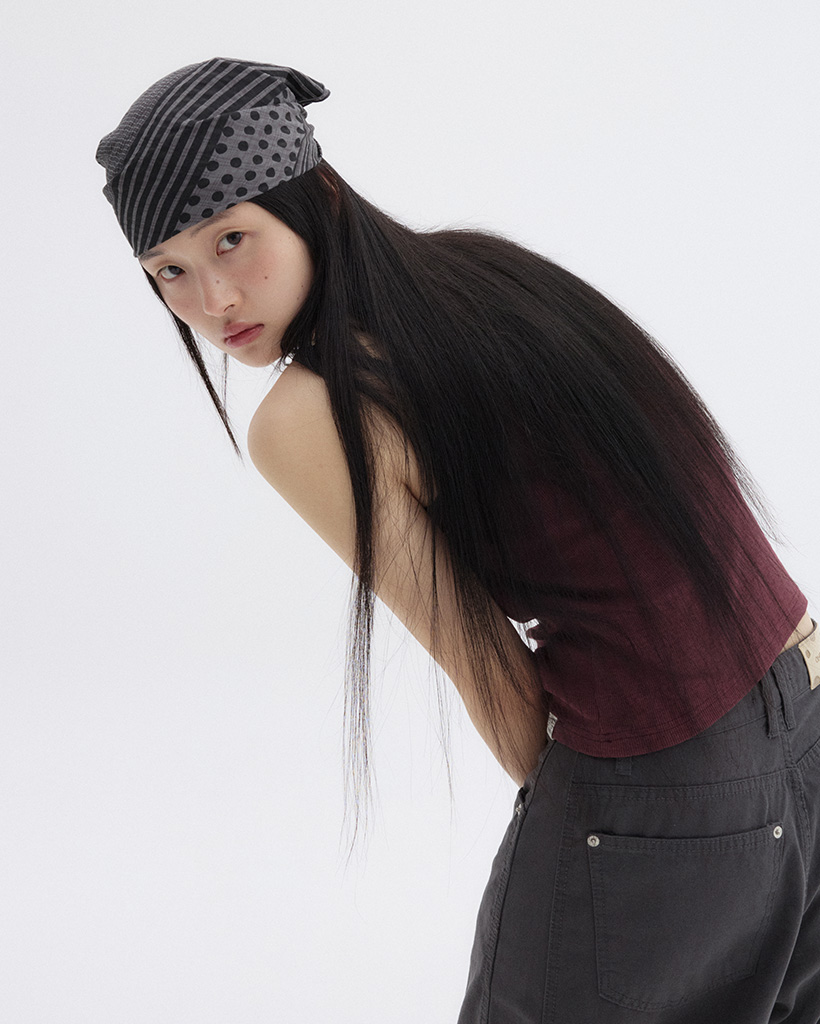 【Oheshio】 MIX DOT PATTERN SHEER SCARF 2色 MUSINSA公式 | OHESHIO MIX DOT PATTERN SHEER SCARF, GRAY