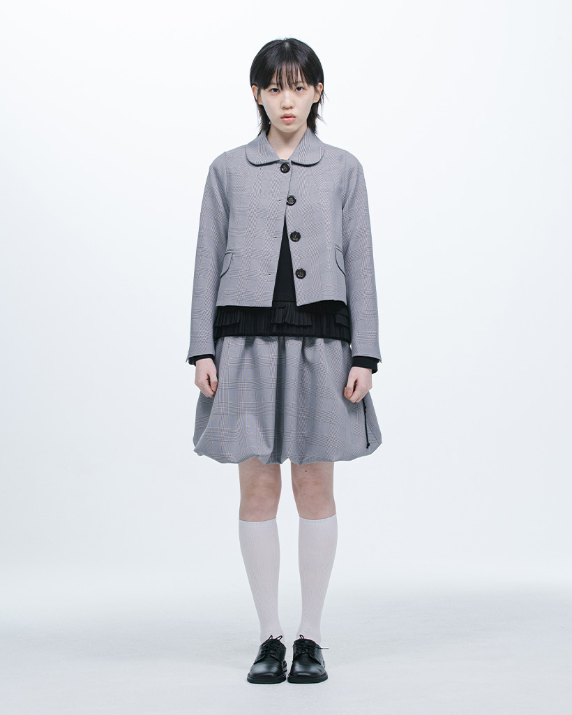ミニスカート CHECK BALLOON MINI SKIRT BALLOON MINI SKIRT, CHECK | ファッション通販サイト NUGU