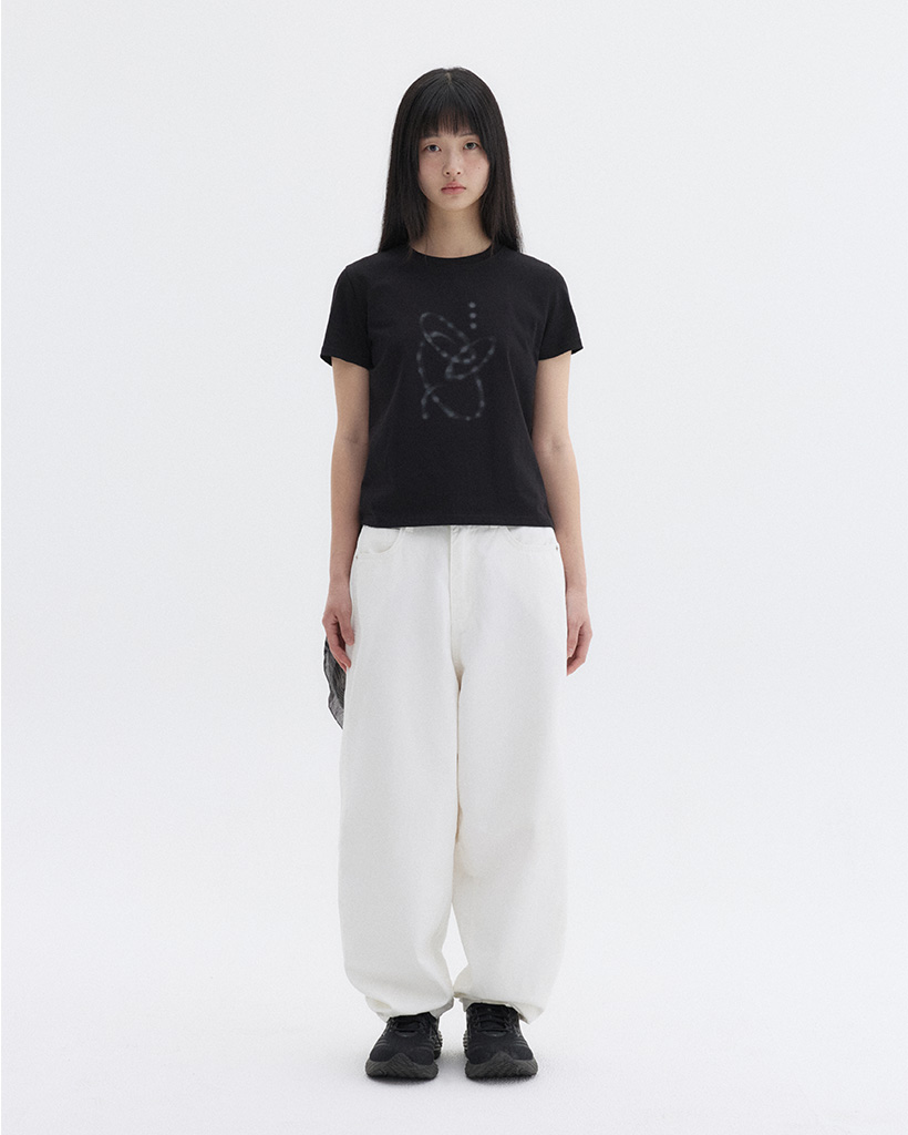 Tシャツ・カットソー OHESHIO WATER DROP T-SHIRT 5BJH1394 WATER DROP T-SHIRT, BLACK | ファッション通販サイト NUGU