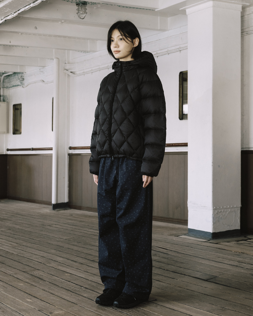 Influencer pick] round frill jacket, charcoal | ファッション通販