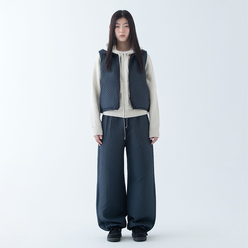 【OHESHIO】24fw REVERSIBLE PADDING VEST REVERSIBLE PADDING VEST, GRAY | ファッション通販サイト NUGU