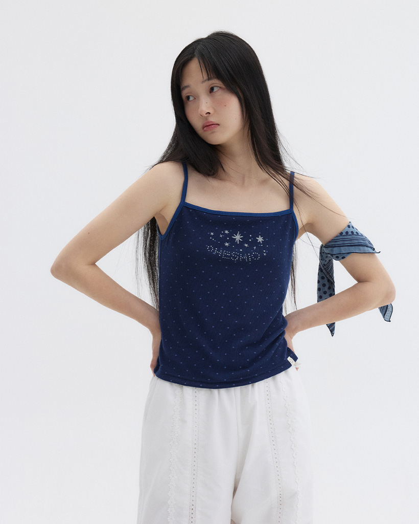 【Oheshio】 MIX DOT PATTERN SHEER SCARF 2色 MIX DOT PATTERN SHEER SCARF, BLUE | ファッション通販サイト NUGU