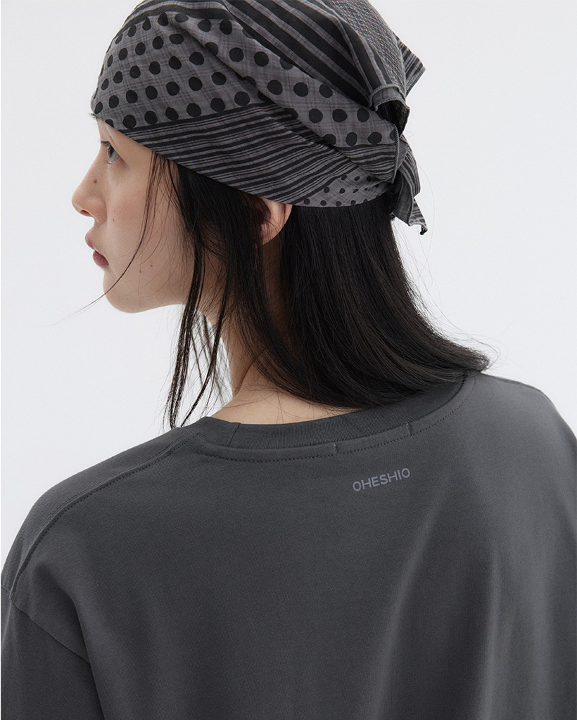 MIX DOT PATTERN SHEER SCARF, GRAY | ファッション通販サイト NUGU