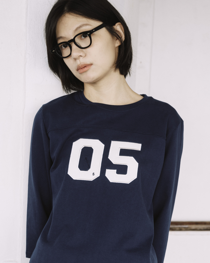 NUMBER LOGO T-SHIRT, NAVY