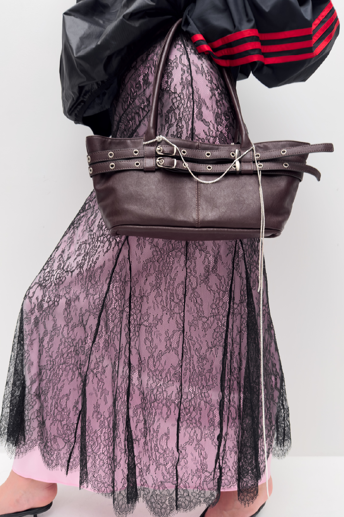 mini belted boat bag (espresso)