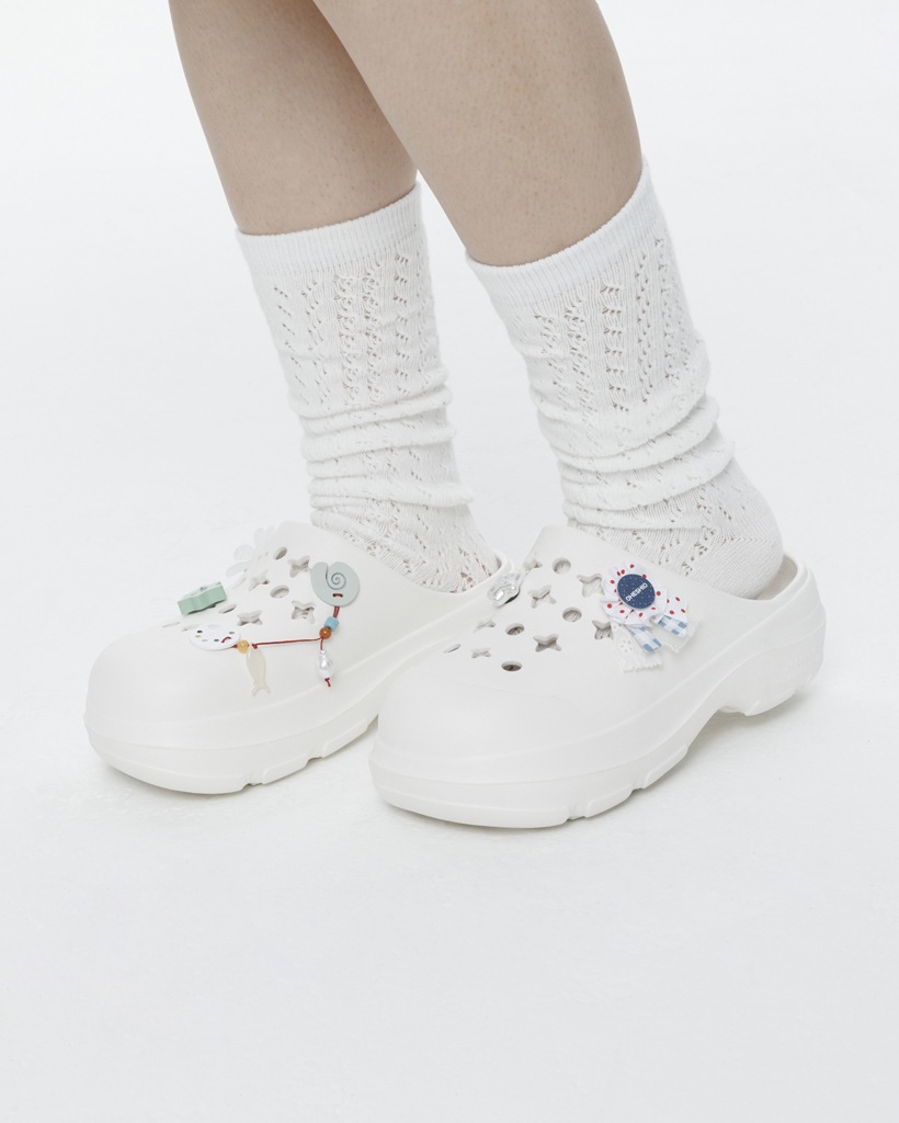 [X ROCKFISH]] HAYDEN CLOG, WHITE