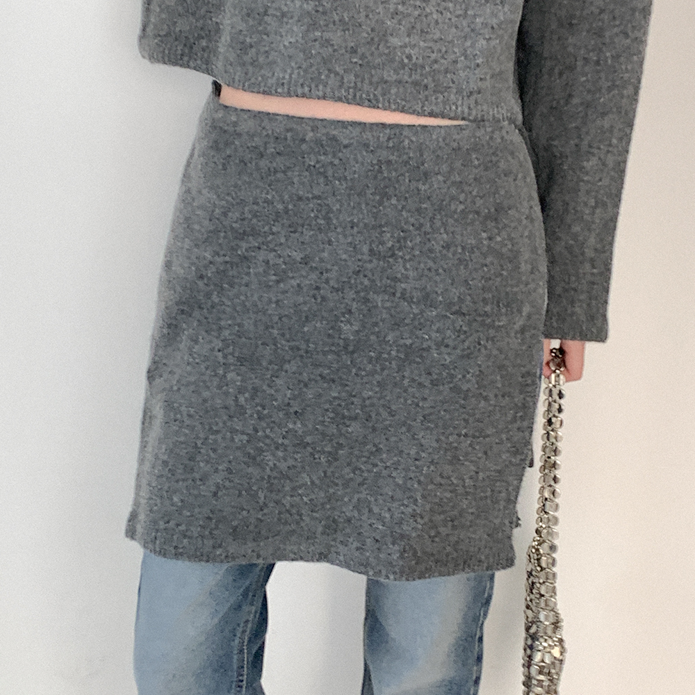 ニットラップスカート | ファッション通販サイト NUGU
