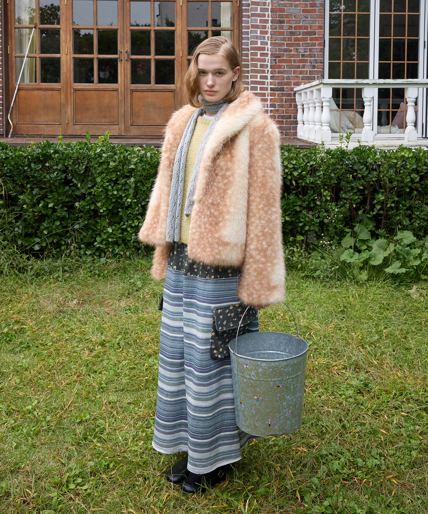 Bambi Fur Jacket, Brown | ファッション通販サイト NUGU