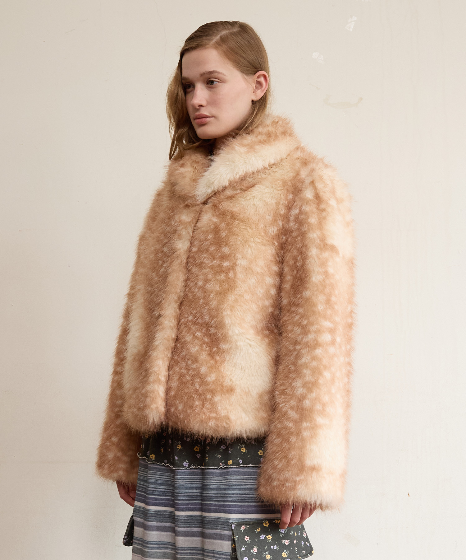 Bambi Fur Jacket, Brown | ファッション通販サイト NUGU