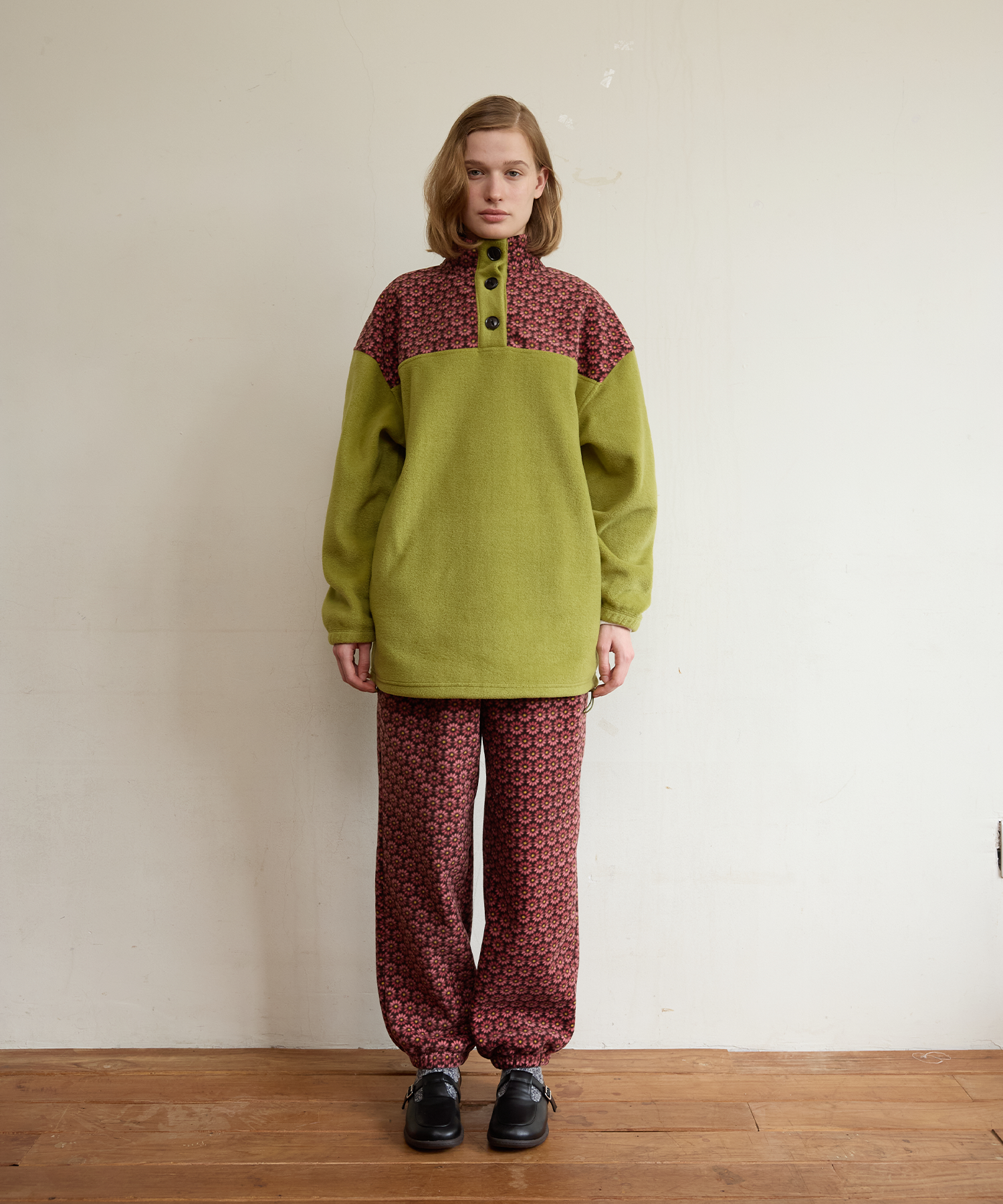 Flower Child Jogger Pants, Brown