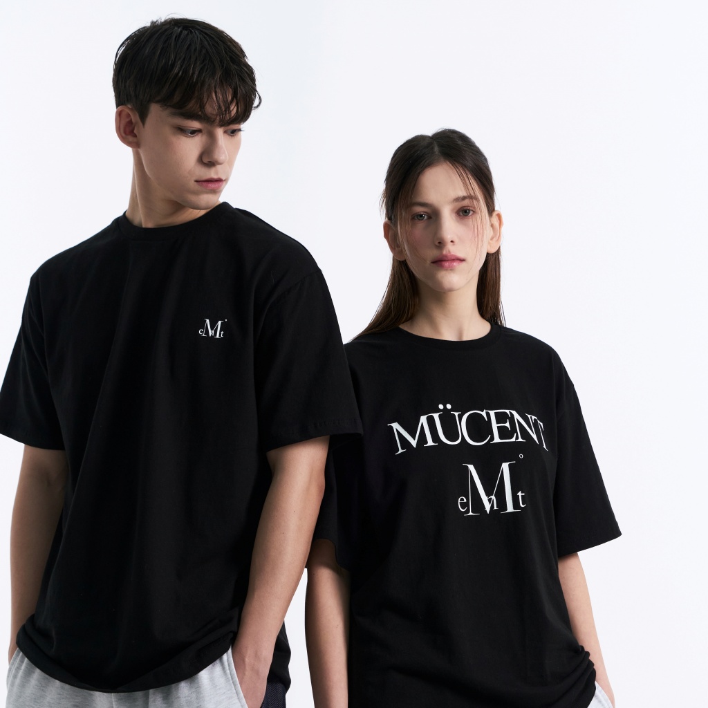 BASIC LOGO HALF T (Black, White)
