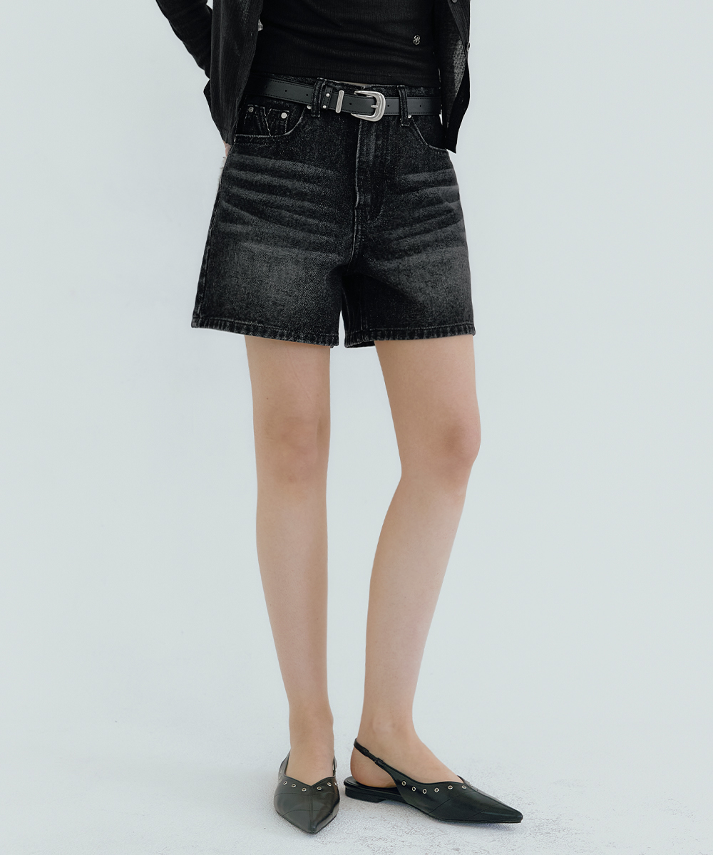 Amitie Denim Wide Short Pants