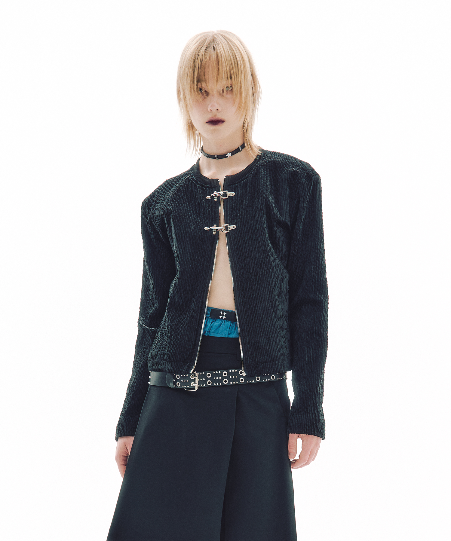 PURE COLLAR LEATHER JACKET | ファッション通販サイト NUGU