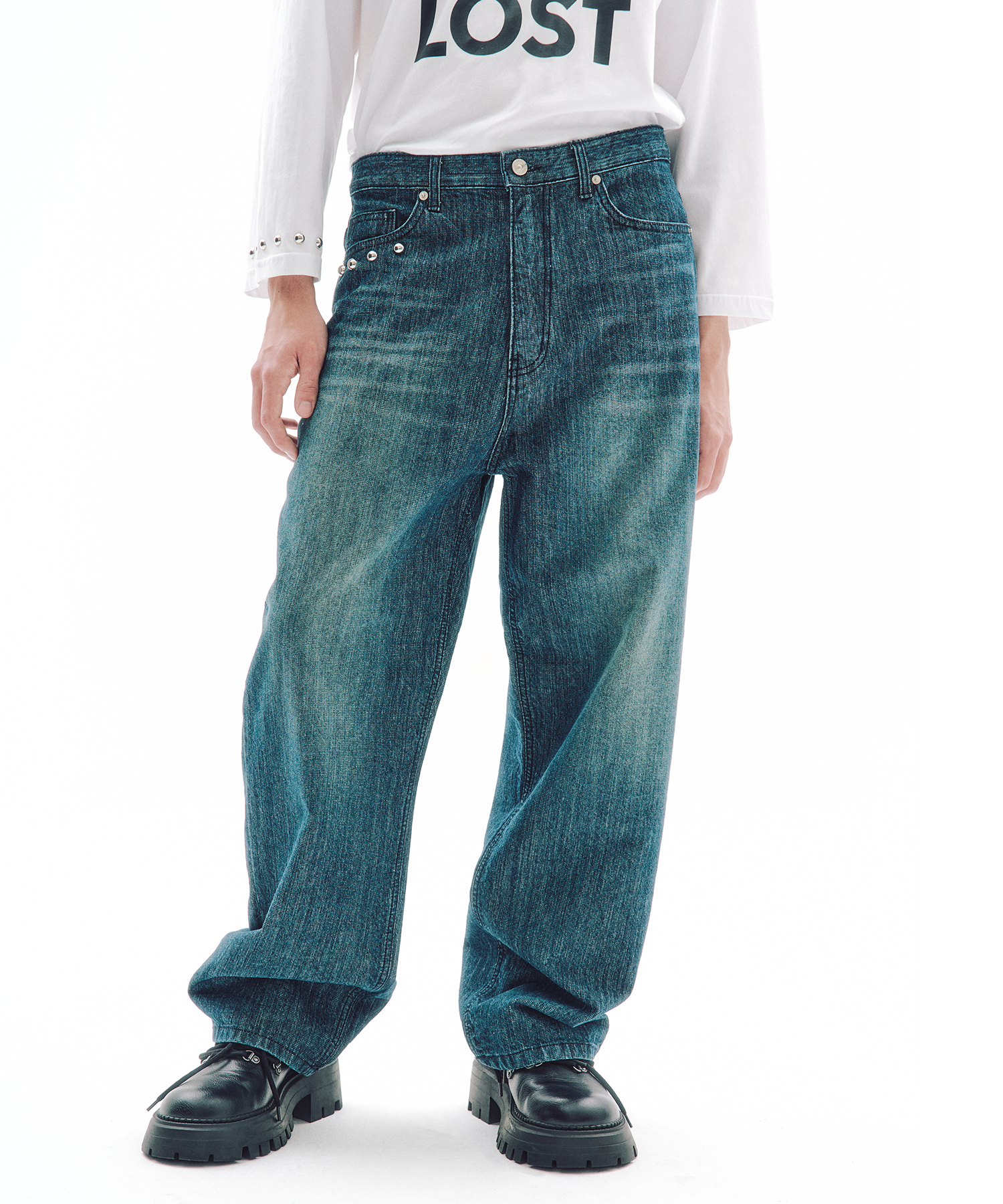 ノマドリベットデニム