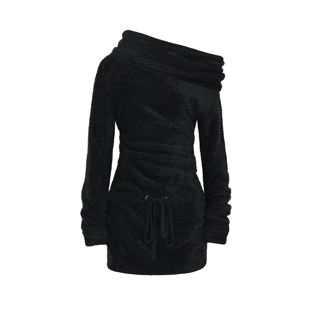 influencer pick] Asymmetrical Biker Leather Jacket (FL-047_Leather