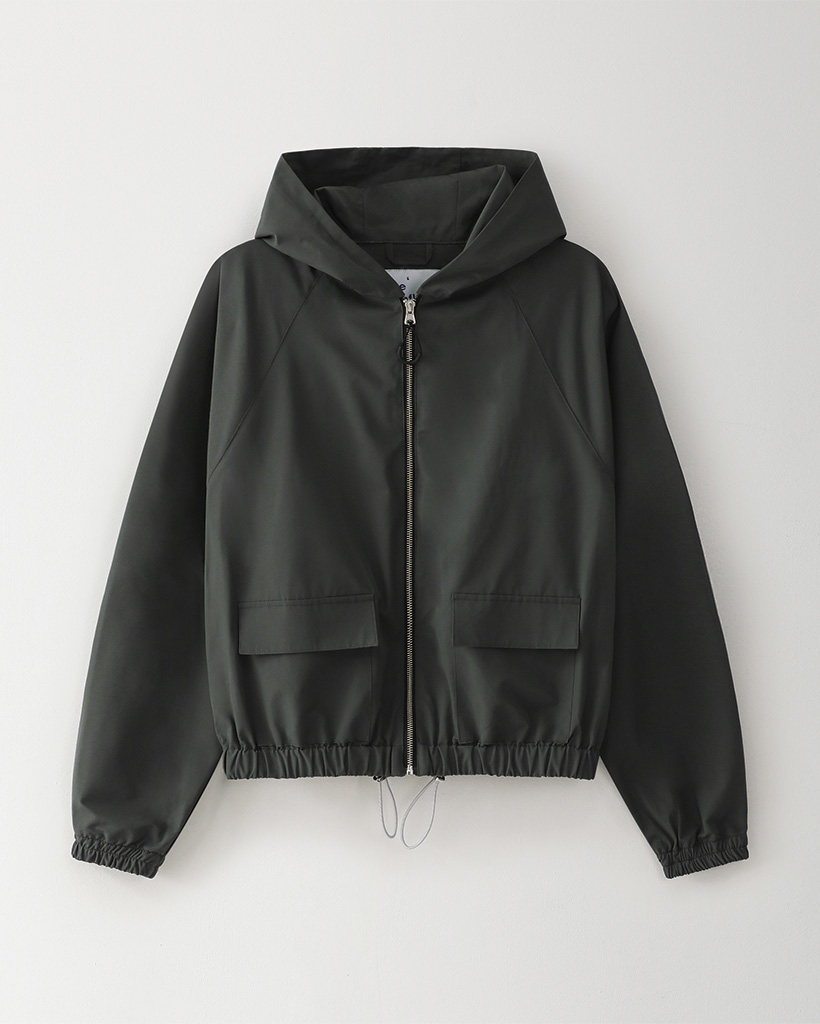 Bluesf city hooded windbreaker [Charcoal]