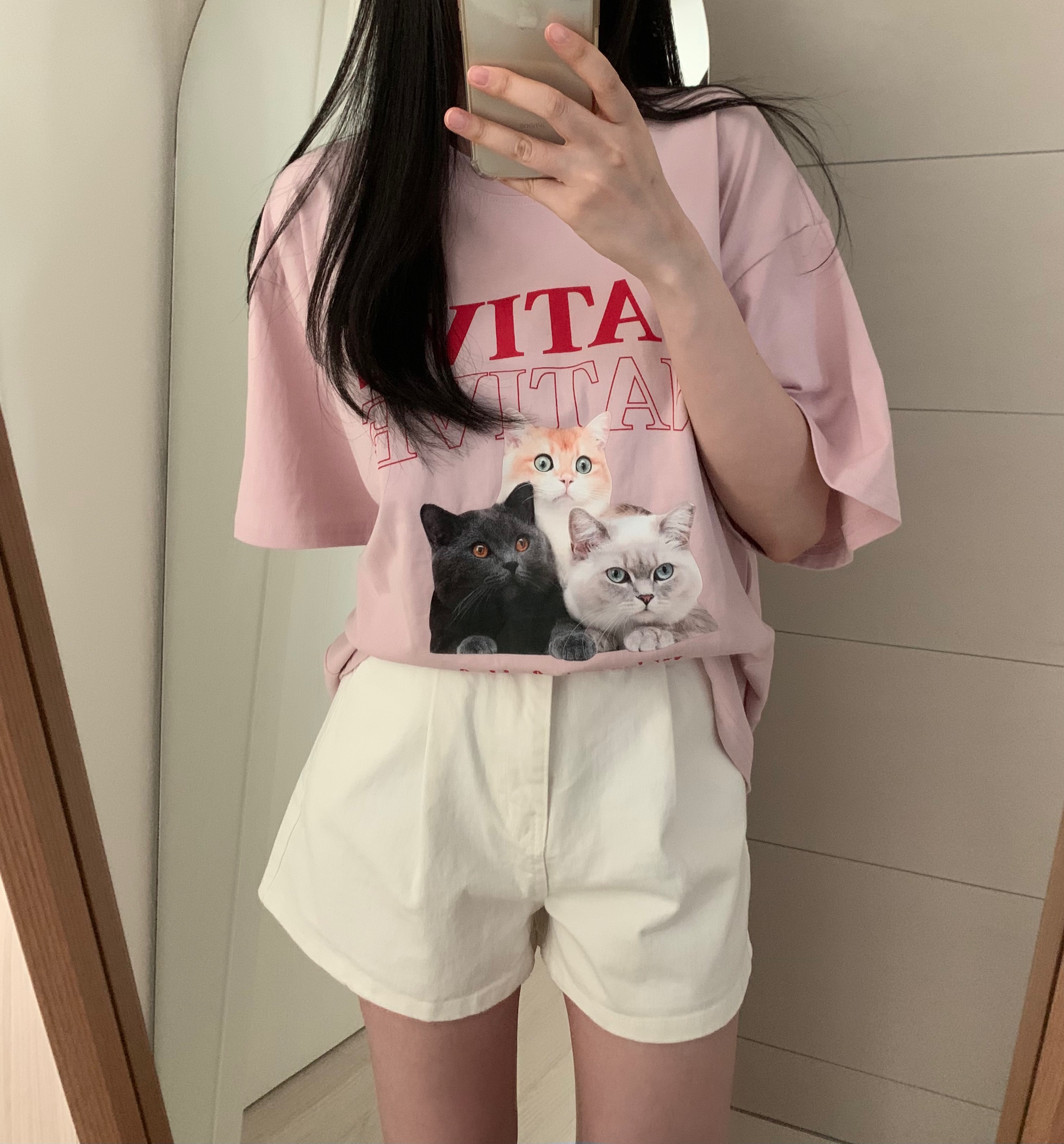 オーバーサイズプリント捺染半袖Tシャツ | ファッション通販