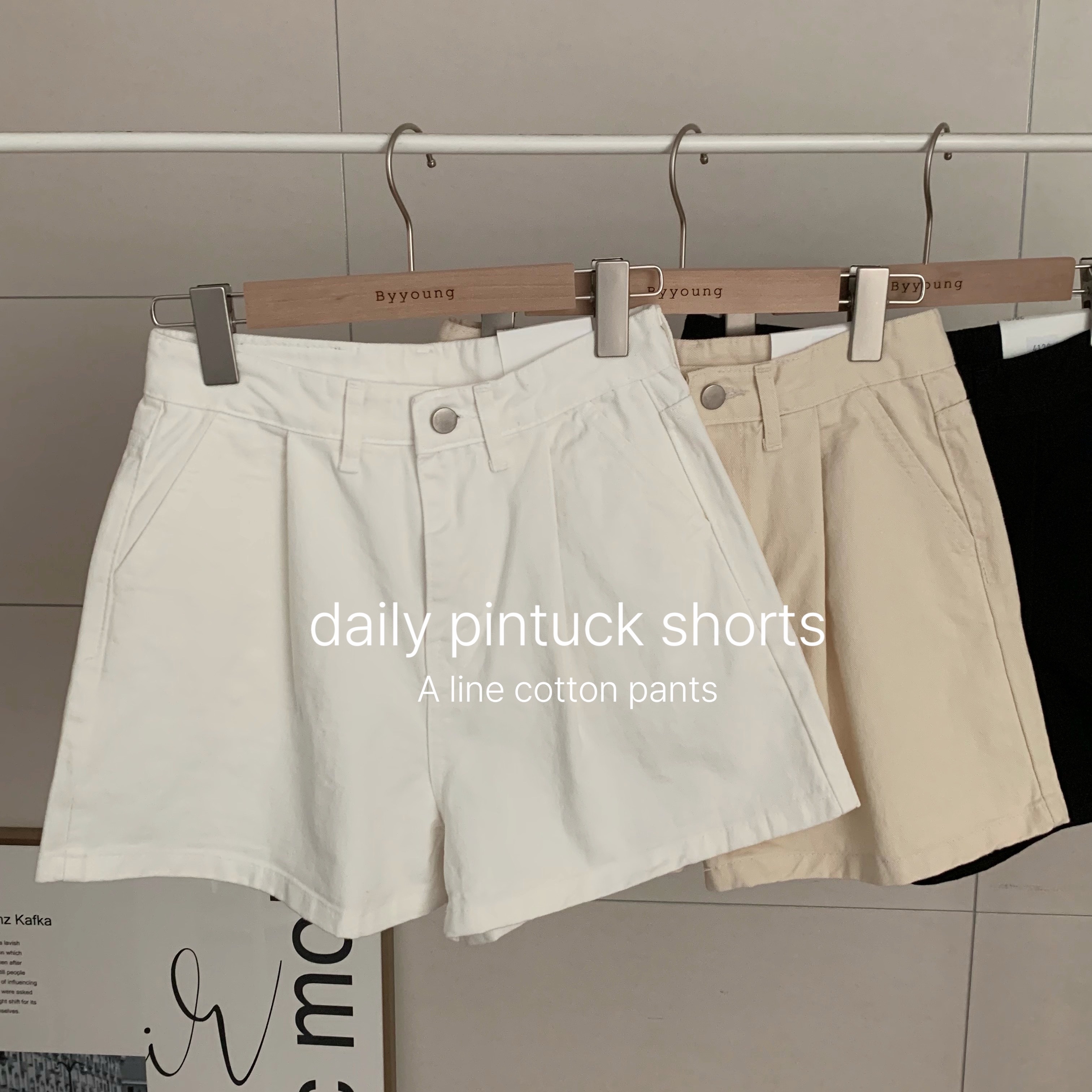 Aラインタック入りデイリーショートパンツ | ファッション通販