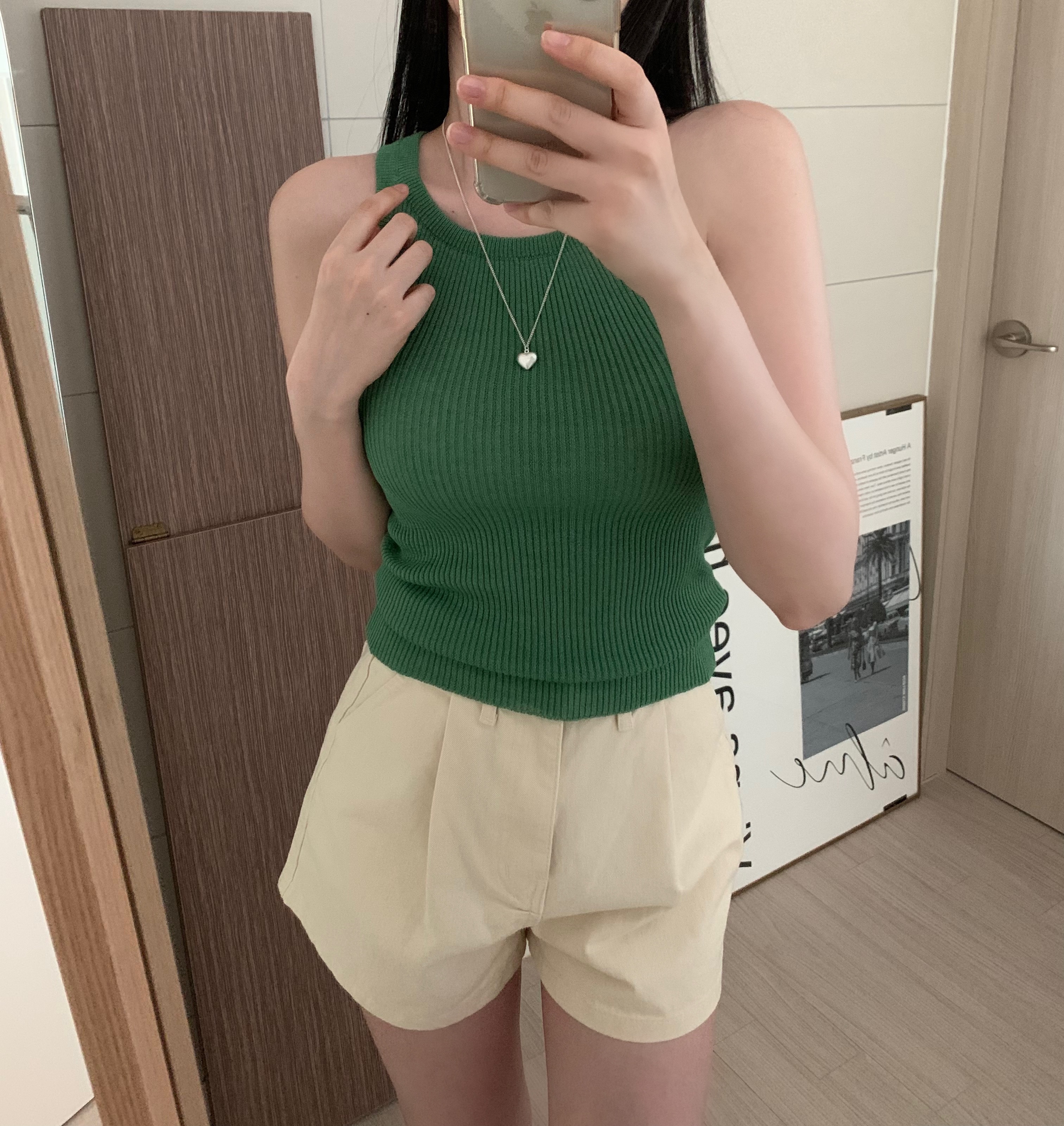 AKIRA NAKA タックショートパンツ ブラウン セール】センターラインレザーショートパンツ（その他パンツ