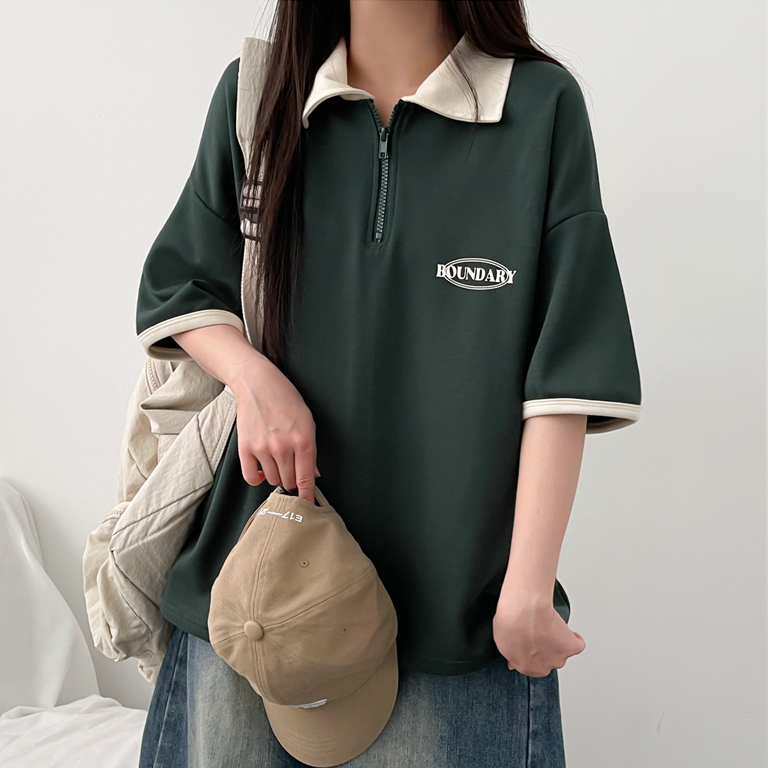 バイカラー半袖Tシャツ(3color) | ファッション通販サイト NUGU