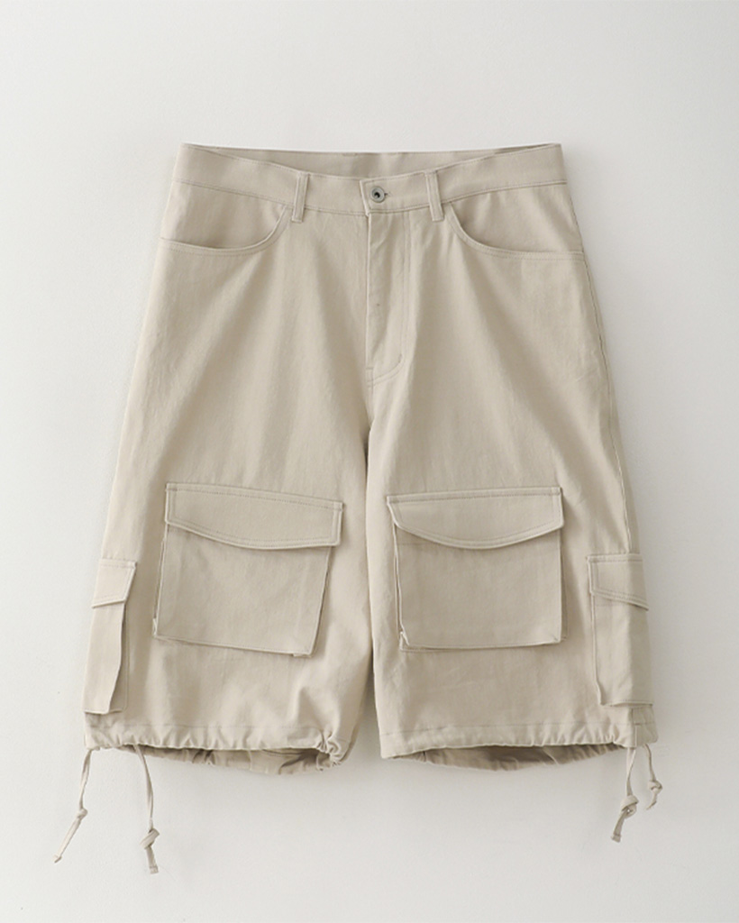 Bluesf utility washed cargo bermuda