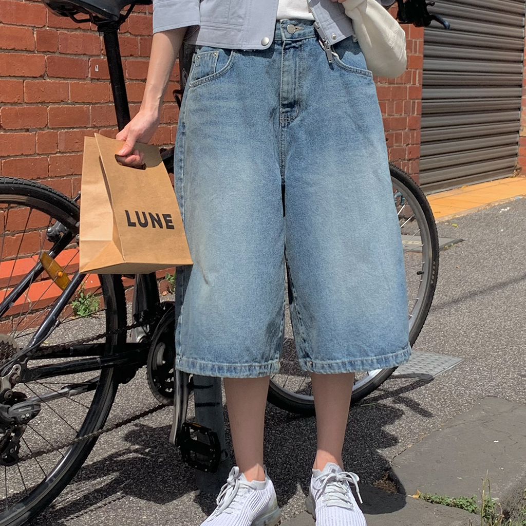 Y/PROJECT デニムハーフパンツ DIESEL ディーゼル ビッグパッチ デニムハーフパンツ D-STRUKT