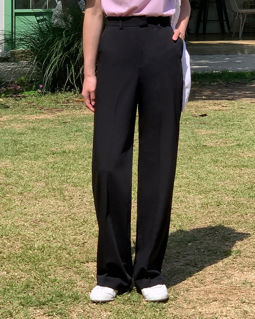 original/S-XL]デイリーセミストレートスラックス