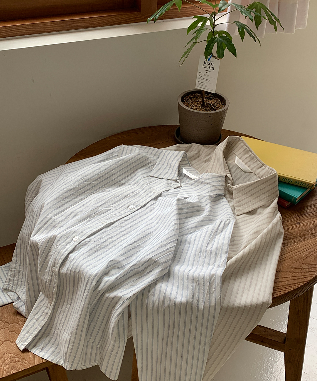 [ORIGINAL] デイリーストライプシャツ (S-XL)