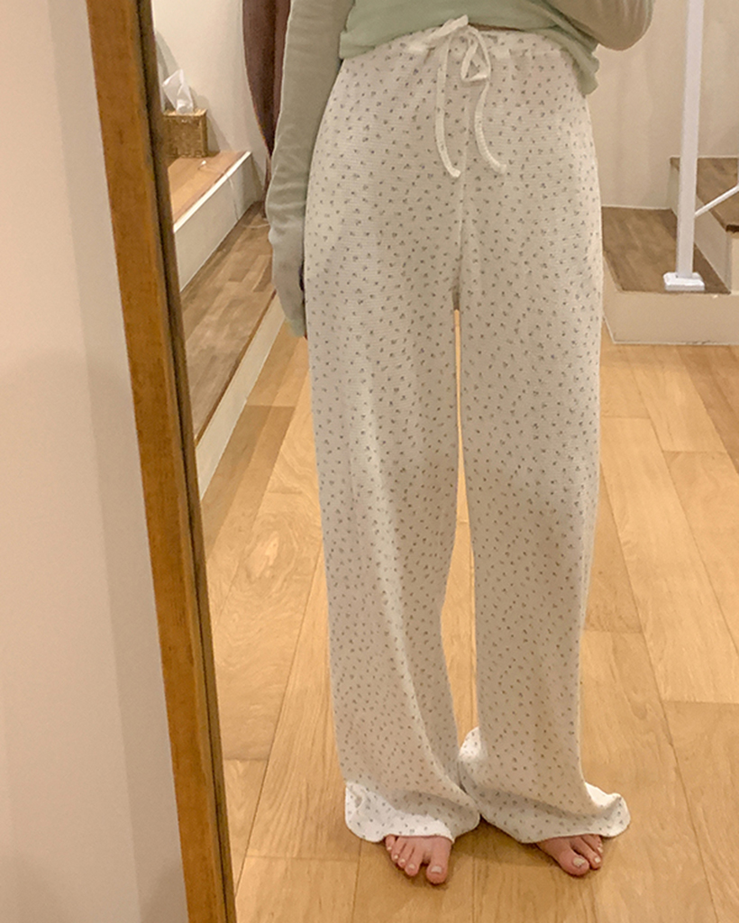 ドットコーデュロイワイドトラックパンツ_秋服 | ファッション