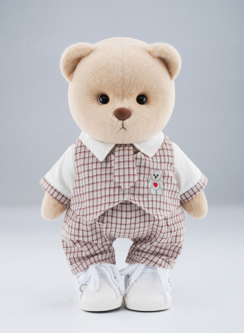 Couple Checked Vest Suit M