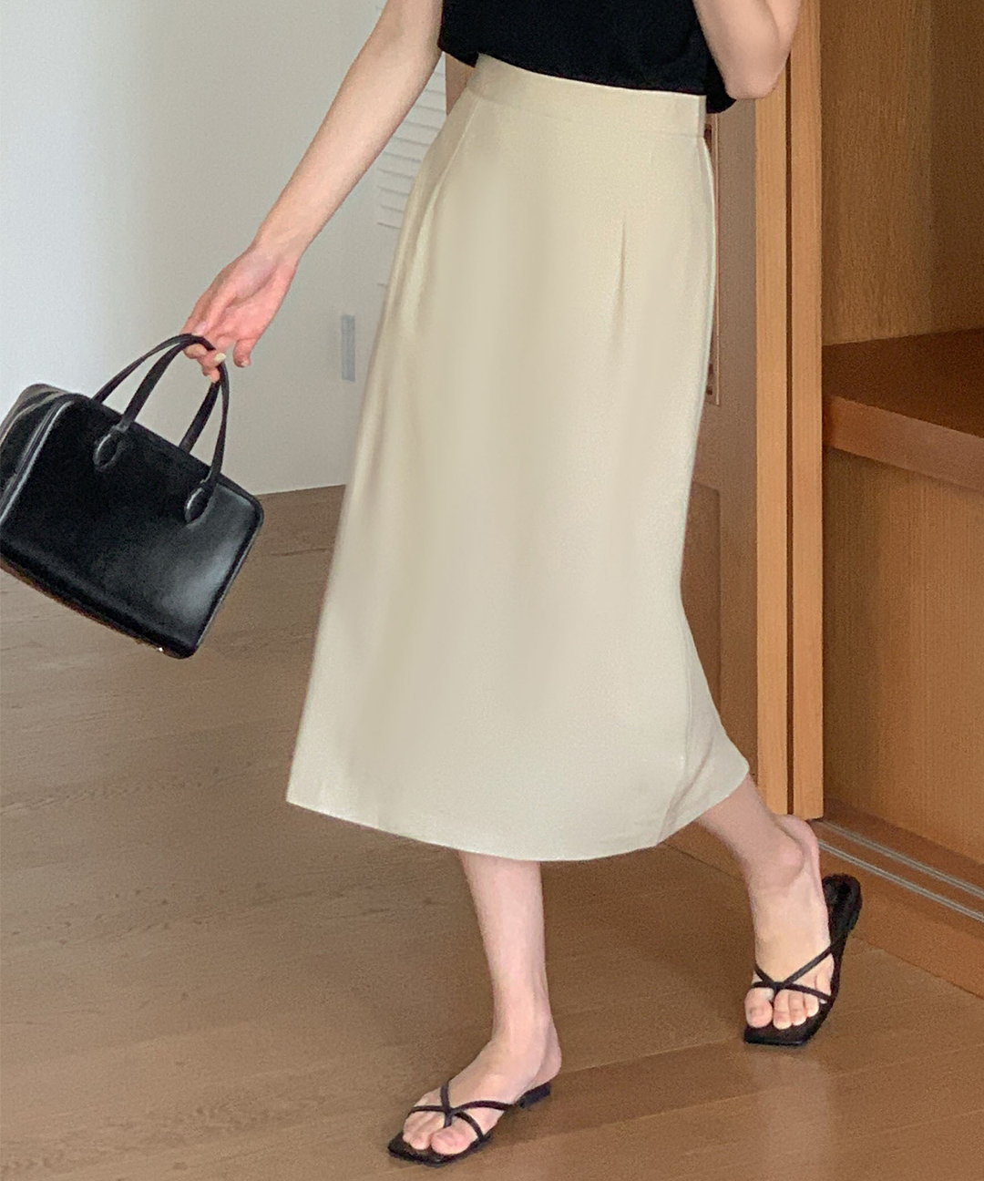 【オケージョン】[original/S-XL]ベーシックサマーロングスカート