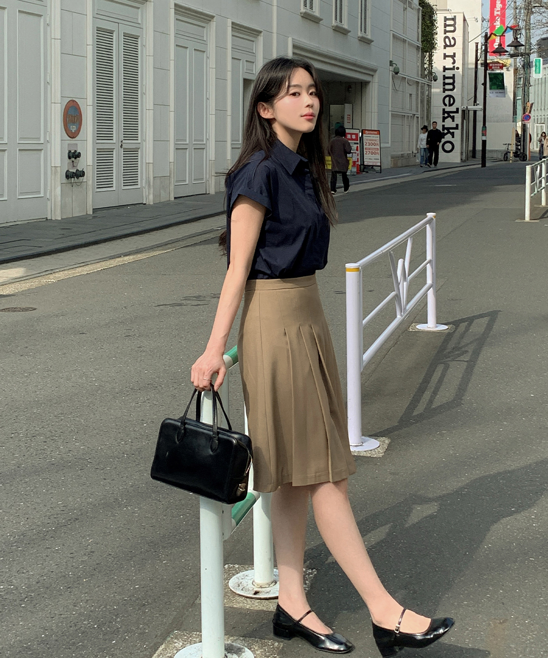 Nodress ピンク プリーツスカート ミディ丈 Nodress ピンク プリーツスカート ミディ丈