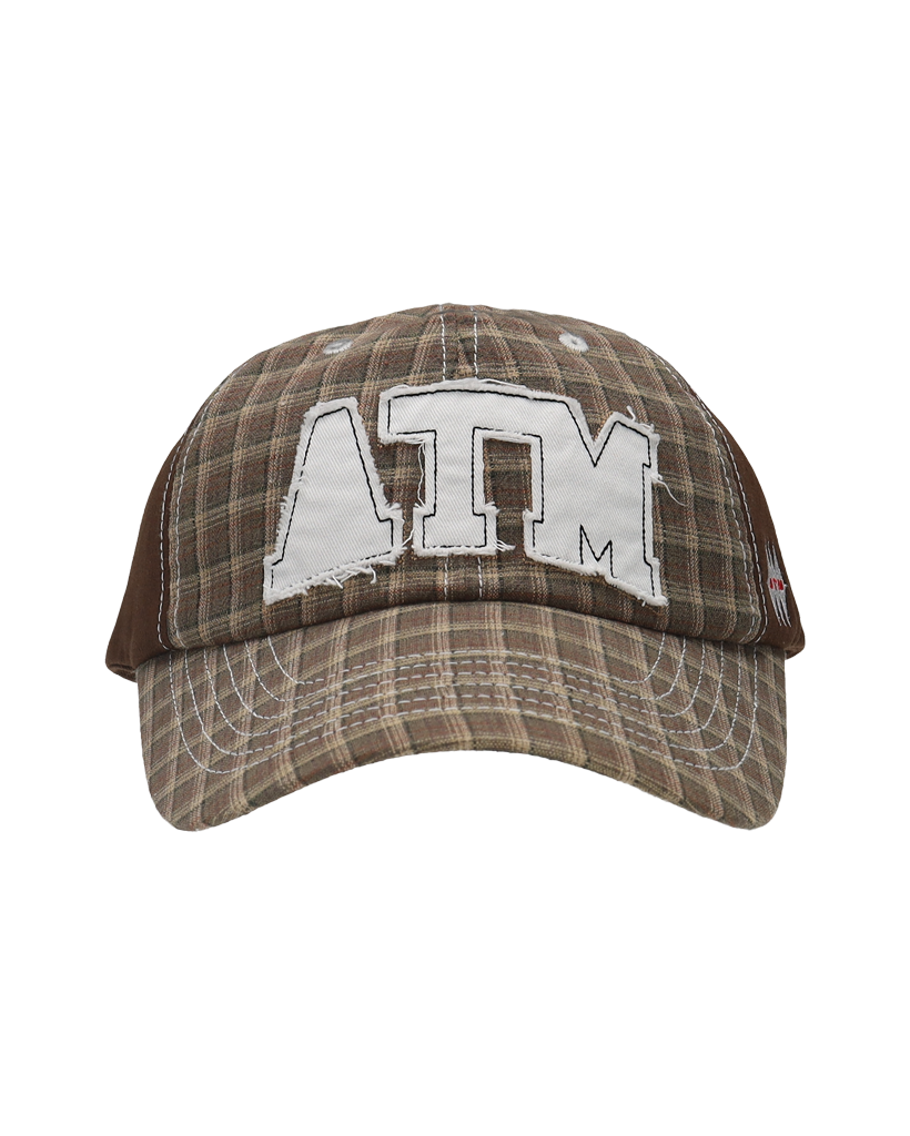 ATM BOLD LOGO BALL CAP BROWN