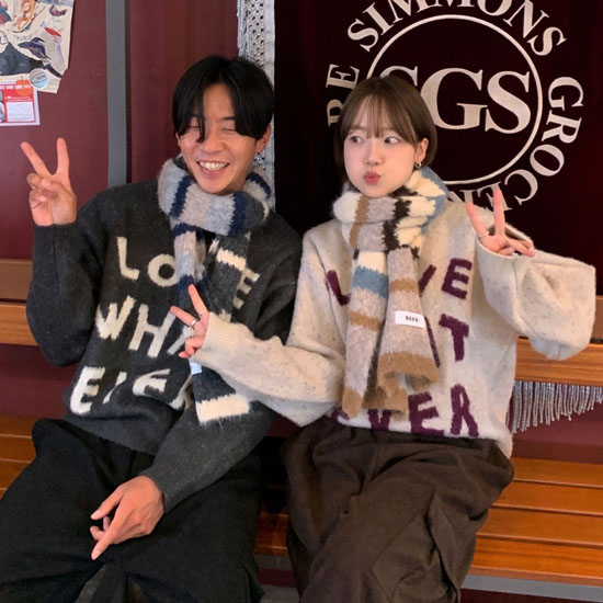 UNISEX]ジャガードラウンドニット | ファッション通販サイト NUGU