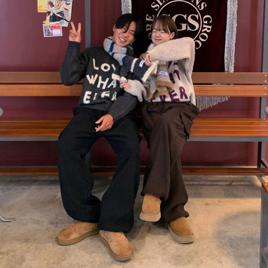 UNISEX]ジャガードラウンドニット | ファッション通販サイト NUGU