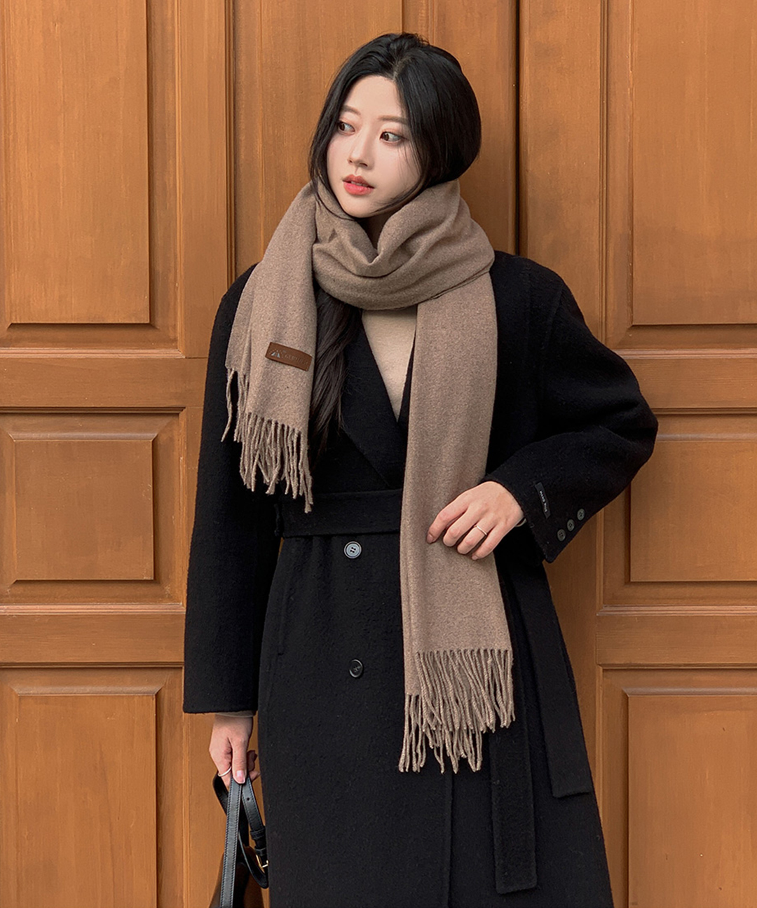 プレミアム ダブル ウール ハンドメイド ロング コート (S-L
