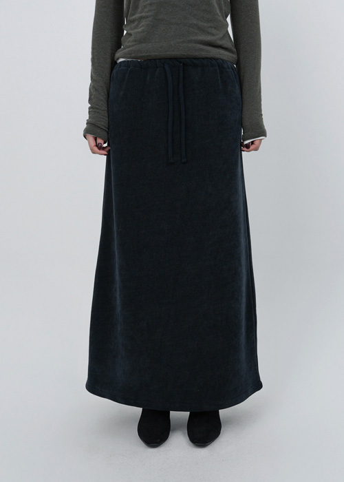 裏起毛ロングスカート
