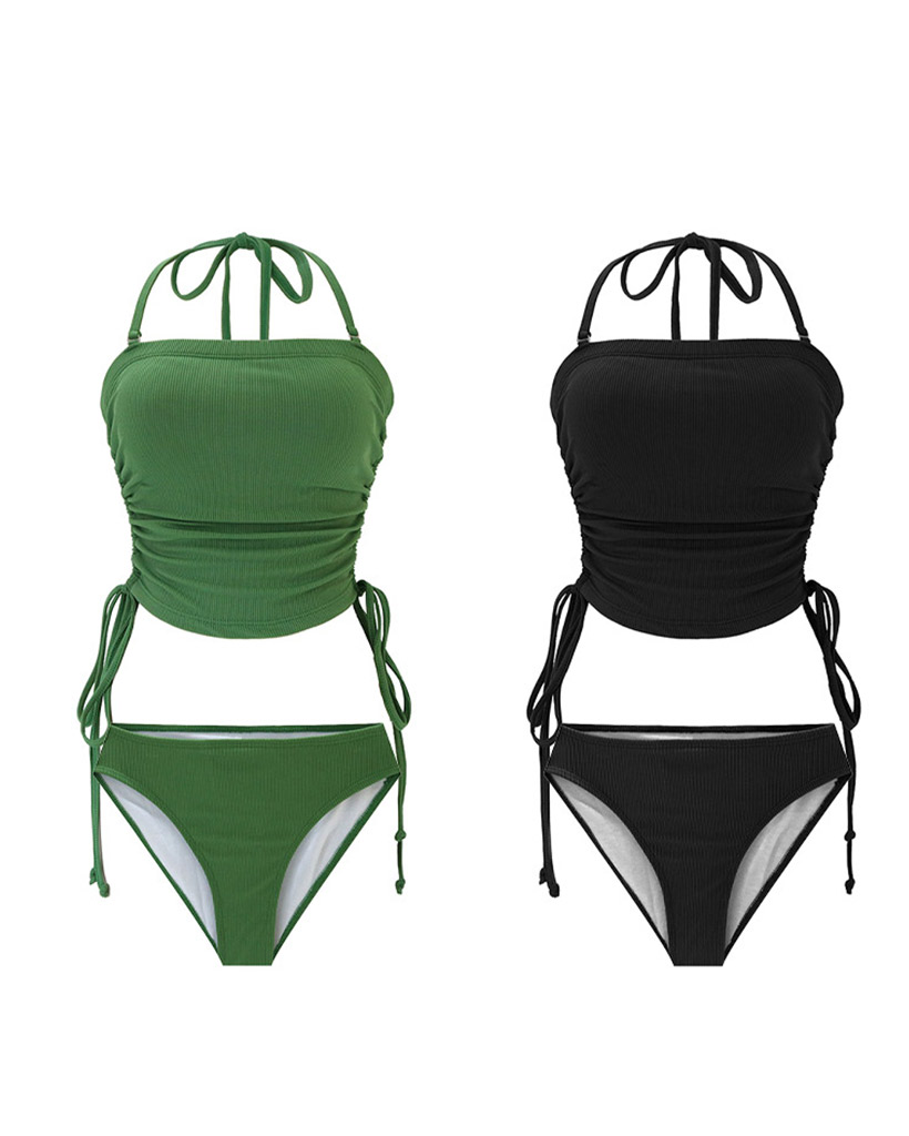 ホルターネックチューブトップビキニ